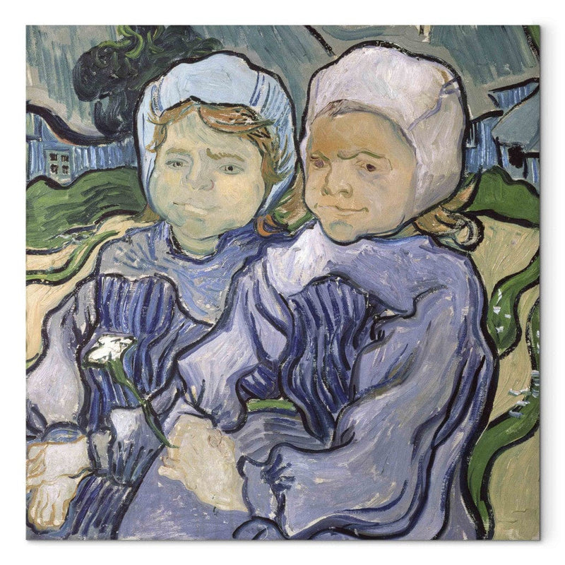 Maalauksen lisääntyminen (Vincent Van Gogh) - Kaksi pientä tyttöä G -taidetta
