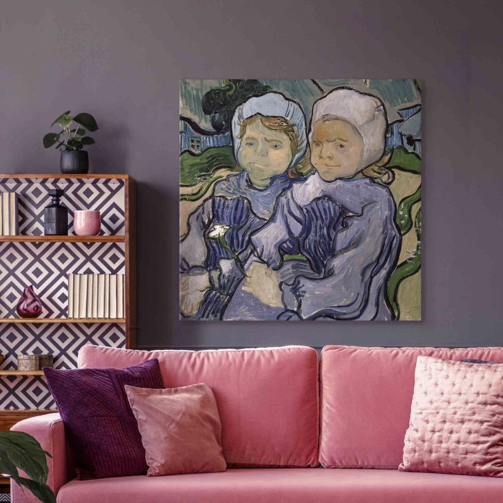 Gleznas reprodukcija /Vinsents van Gogs/ - Divas mazas meitenes G ART