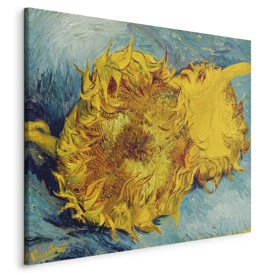 Gleznas reprodukcija /Vinsents van Gogs/ - Divas saulespuķes G ART