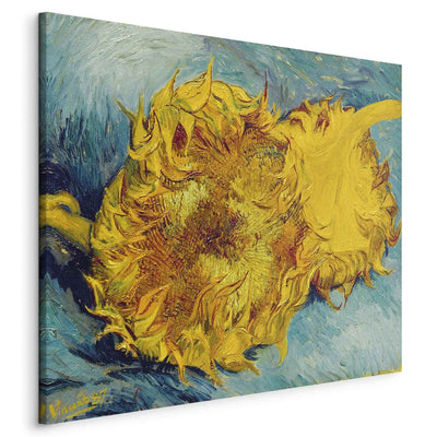 Maalauksen lisääntyminen (Vincent Van Gogh) - Kaksi auringonkukkaa G -taidetta