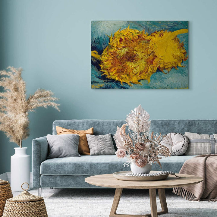 Gleznas reprodukcija /Vinsents van Gogs/ - Divas saulespuķes G ART