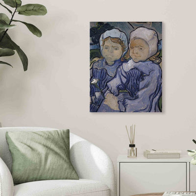 Gleznas reprodukcija (Vinsents van Gogs) - Divi bērni G ART