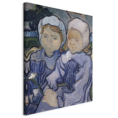 Воспроизведение живописи (Винсент Ван Гог) - двое детей G Art