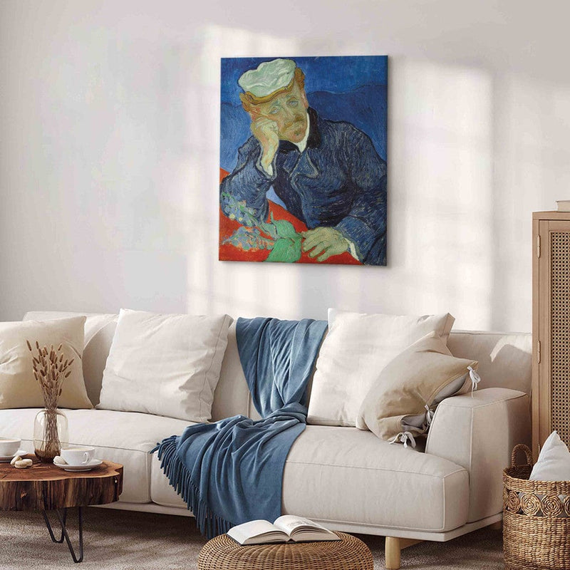 Reproduction of painting (Vincent van Gogh) - Dr. Gacheta Portrait G Art