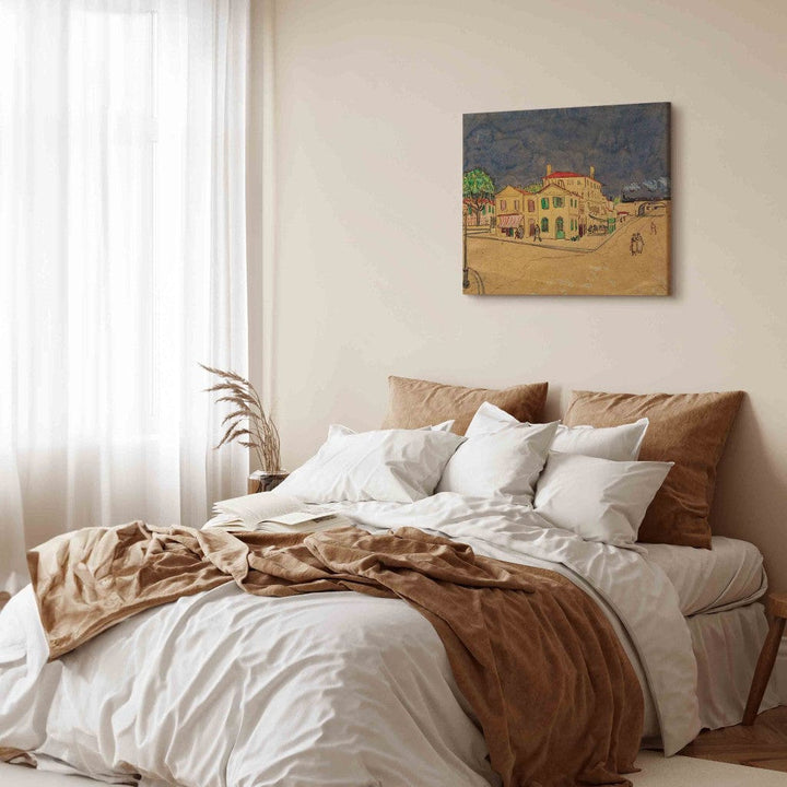 Gleznas reprodukcija /Vinsents van Gogs/ - Dzeltenā māja G ART