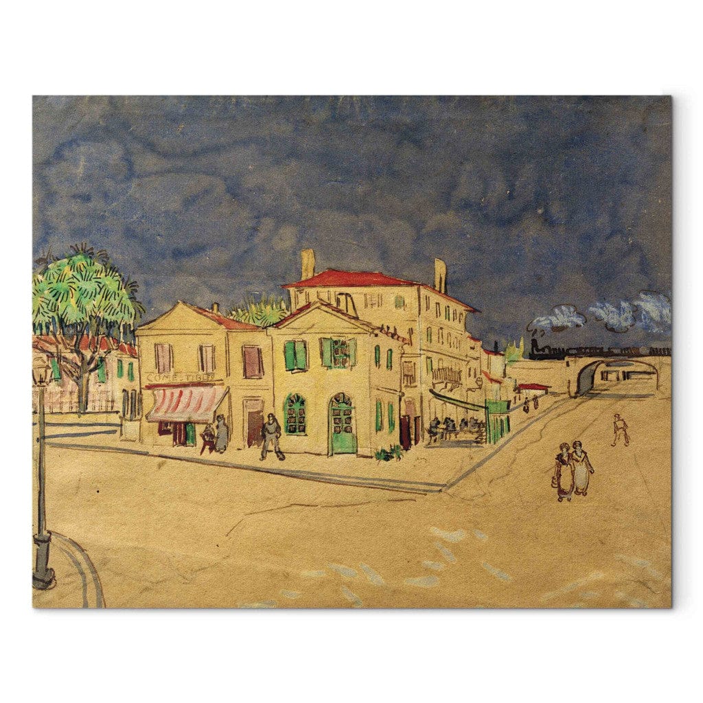 Gleznas reprodukcija /Vinsents van Gogs/ - Dzeltenā māja G ART
