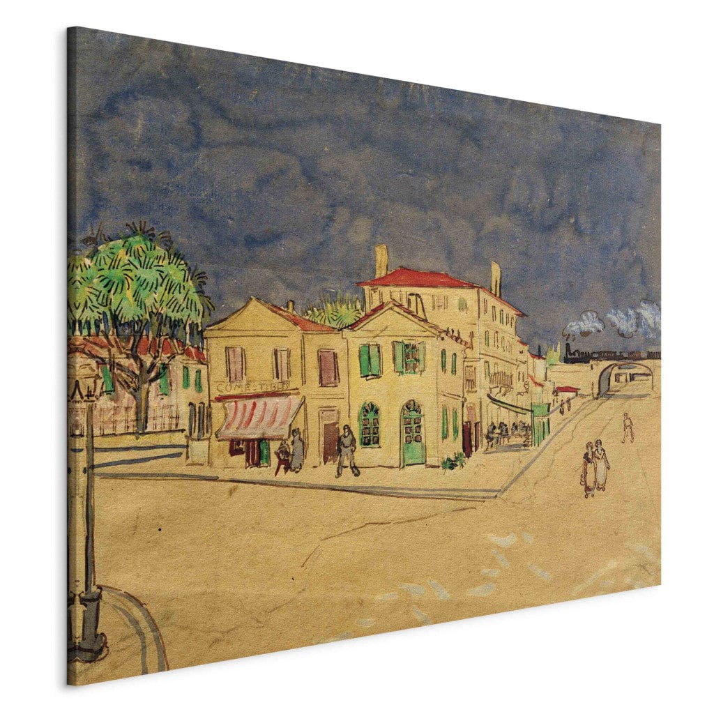 Gleznas reprodukcija /Vinsents van Gogs/ - Dzeltenā māja G ART