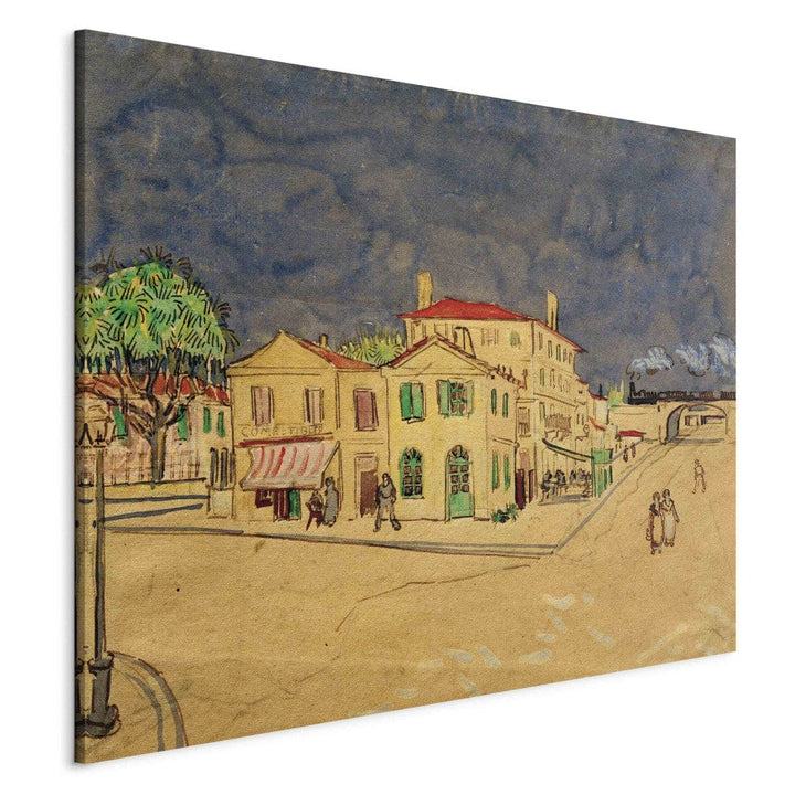Gleznas reprodukcija /Vinsents van Gogs/ - Dzeltenā māja G ART