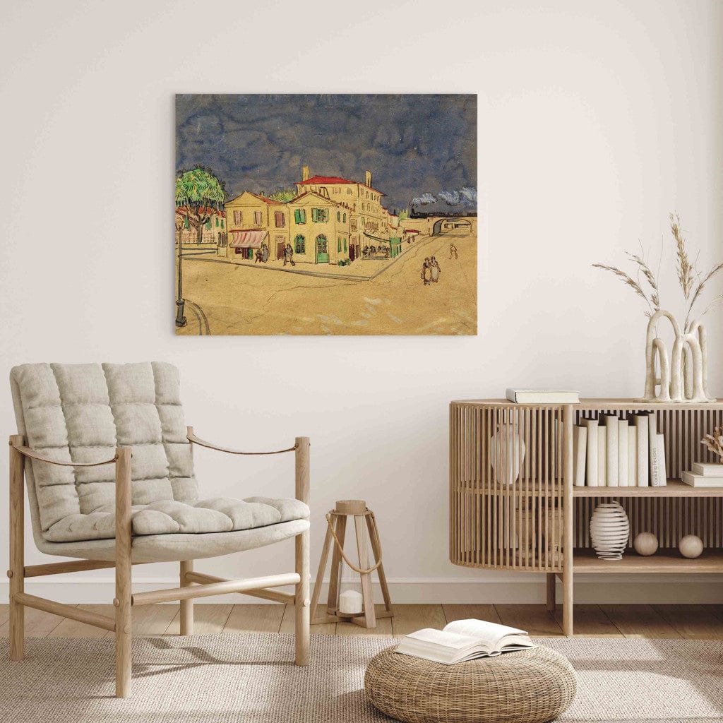 Gleznas reprodukcija /Vinsents van Gogs/ - Dzeltenā māja G ART