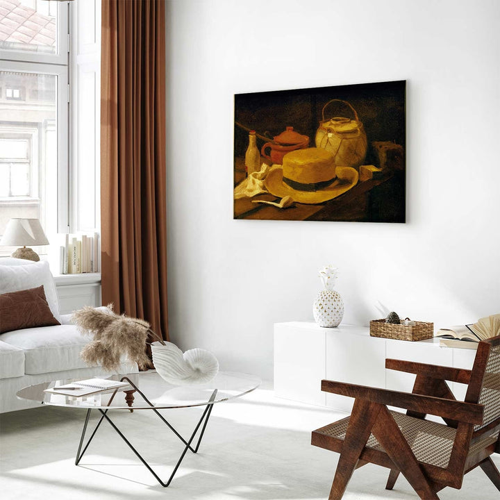Gleznas reprodukcija /Vinsents van Gogs/ - Dzeltena salmu cepure G ART