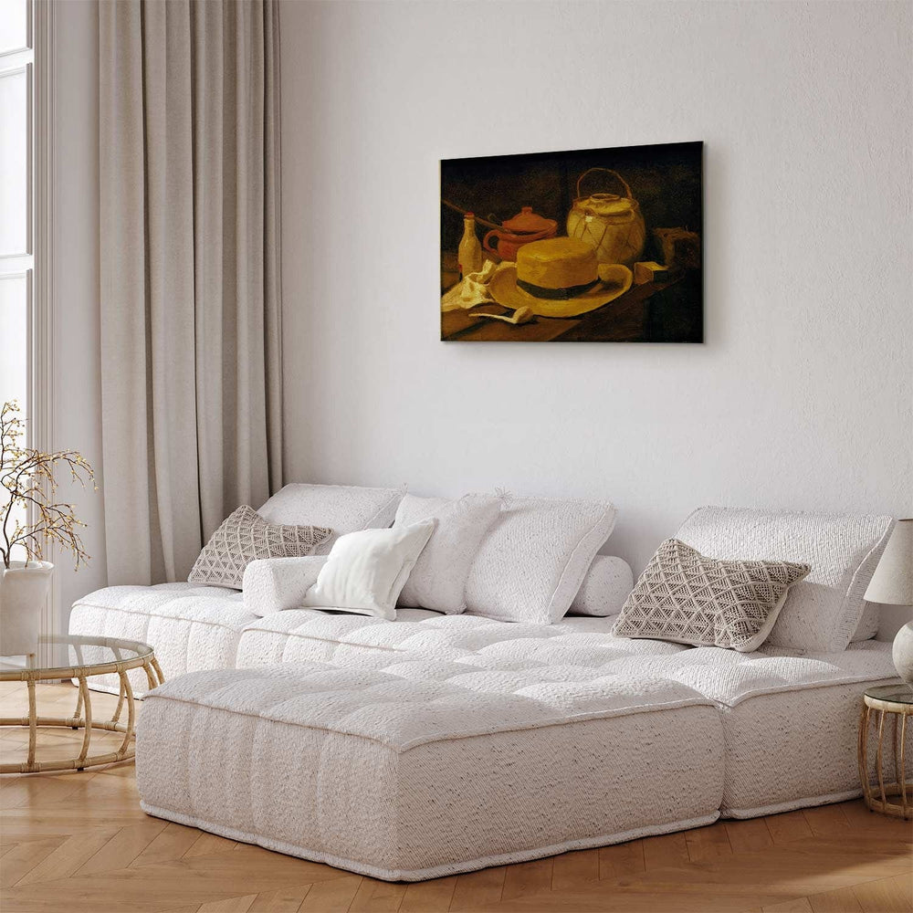 Gleznas reprodukcija /Vinsents van Gogs/ - Dzeltena salmu cepure G ART
