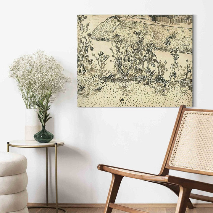 Gleznas reprodukcija /Vinsents van Gogs/ - Ērkšķi ceļa malā G ART