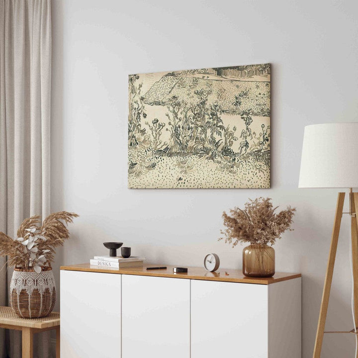 Gleznas reprodukcija /Vinsents van Gogs/ - Ērkšķi ceļa malā G ART