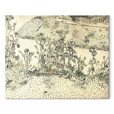 Gleznas reprodukcija (Vinsents van Gogs) - Ērkšķi ceļa malā G ART