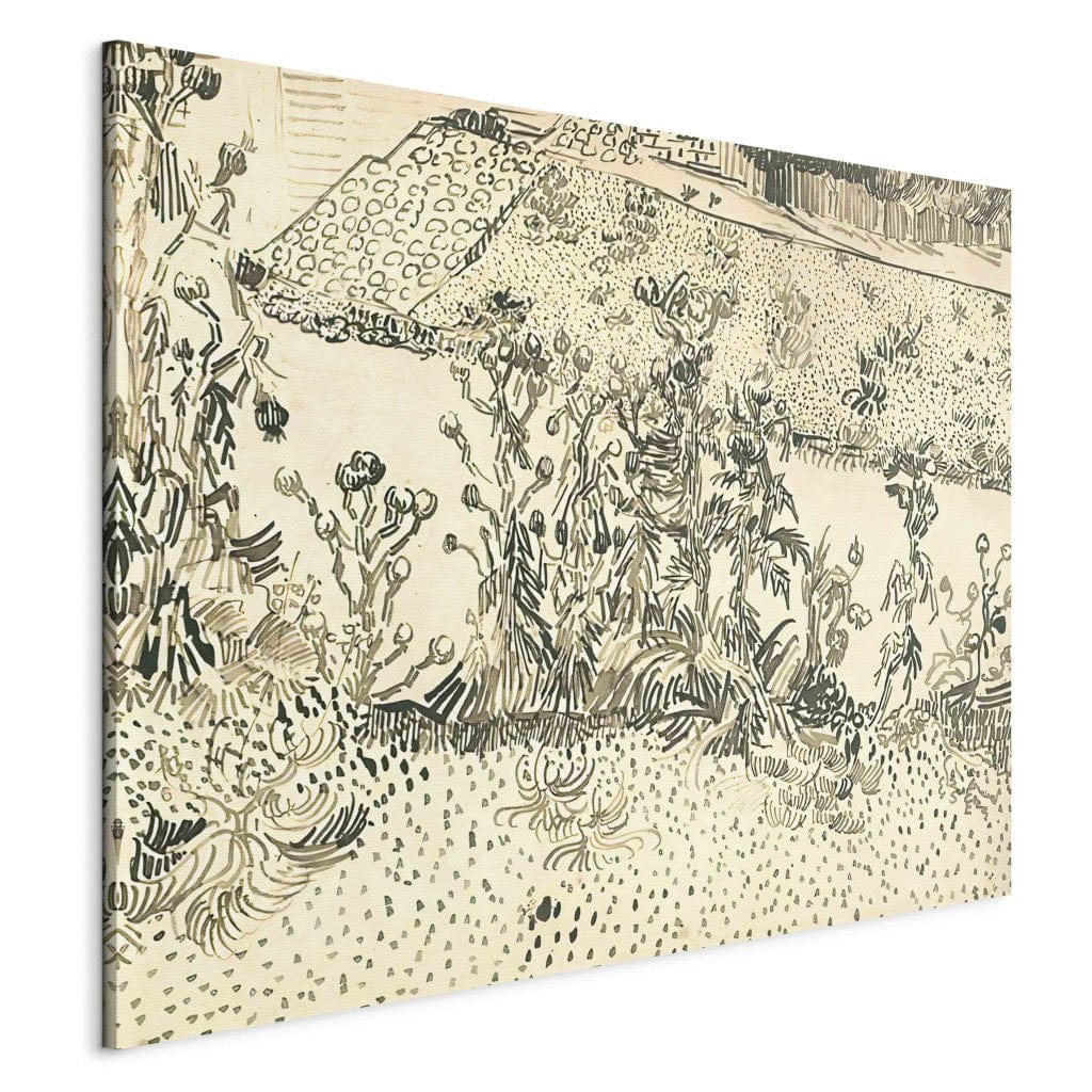 Gleznas reprodukcija /Vinsents van Gogs/ - Ērkšķi ceļa malā G ART
