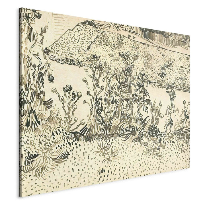 Gleznas reprodukcija /Vinsents van Gogs/ - Ērkšķi ceļa malā G ART