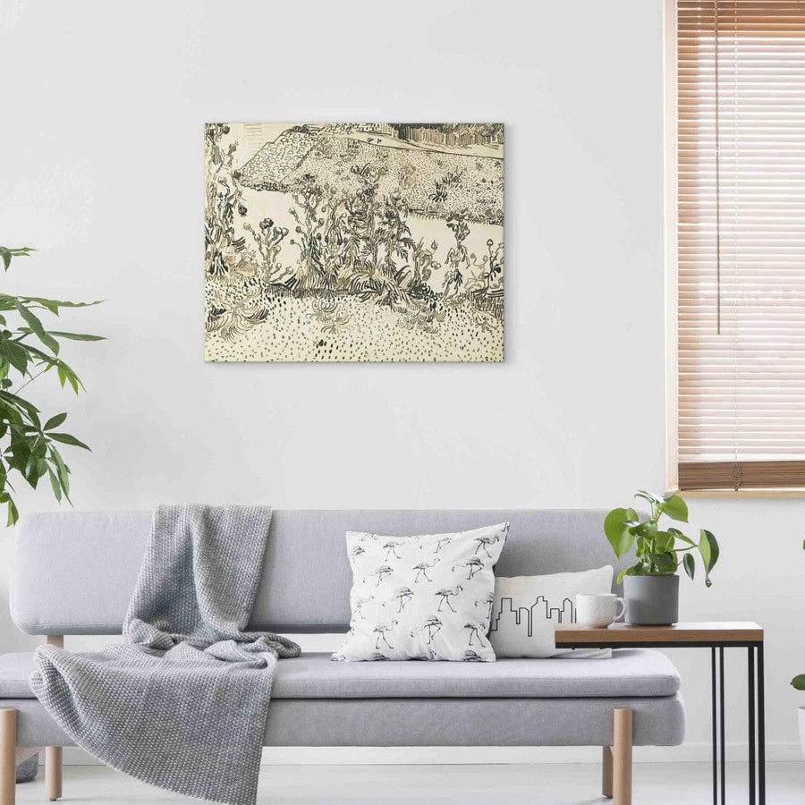 Gleznas reprodukcija /Vinsents van Gogs/ - Ērkšķi ceļa malā G ART