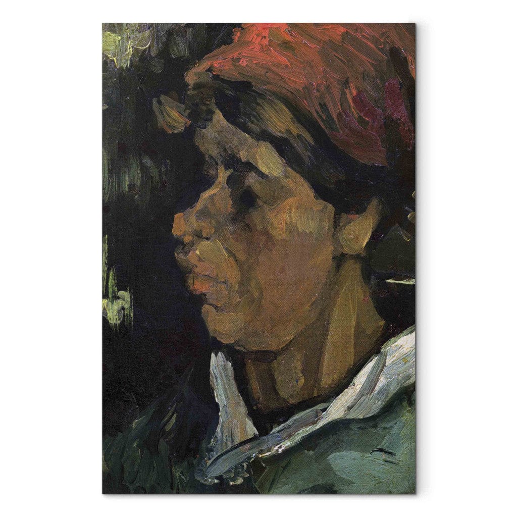 Gleznas reprodukcija /Vinsents van Gogs/ - Holandiešu zemnieka galva G ART