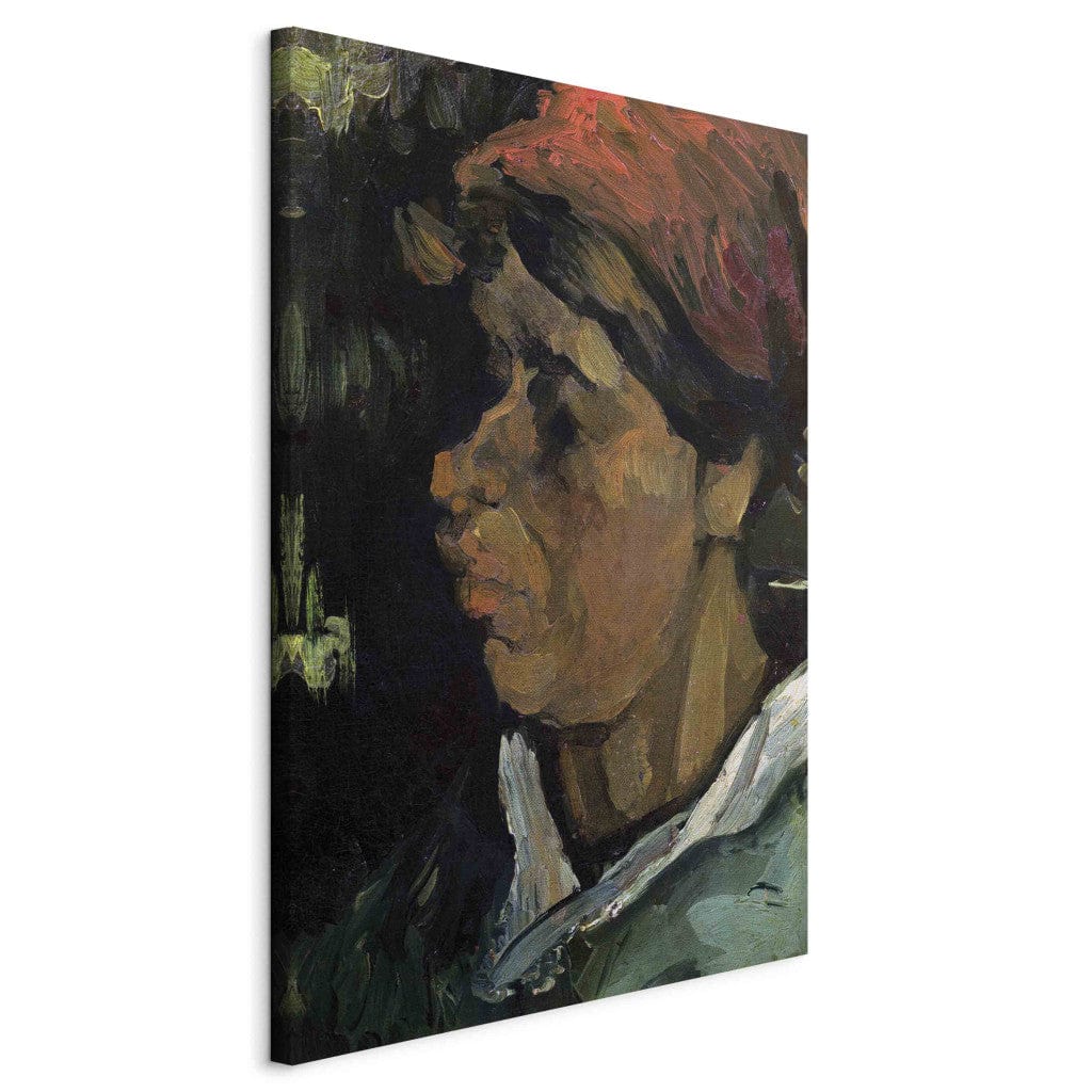 Gleznas reprodukcija /Vinsents van Gogs/ - Holandiešu zemnieka galva G ART
