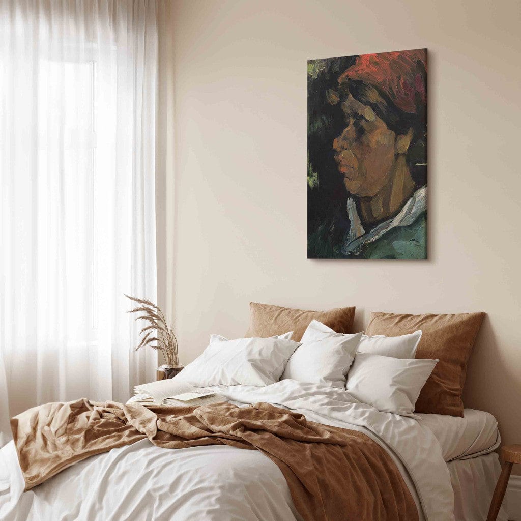 Gleznas reprodukcija /Vinsents van Gogs/ - Holandiešu zemnieka galva G ART