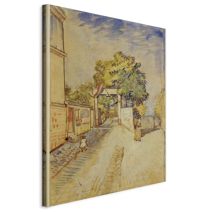 Gleznas reprodukcija /Vinsents van Gogs/ - Ieeja Moulin de la Galette muzejā G ART