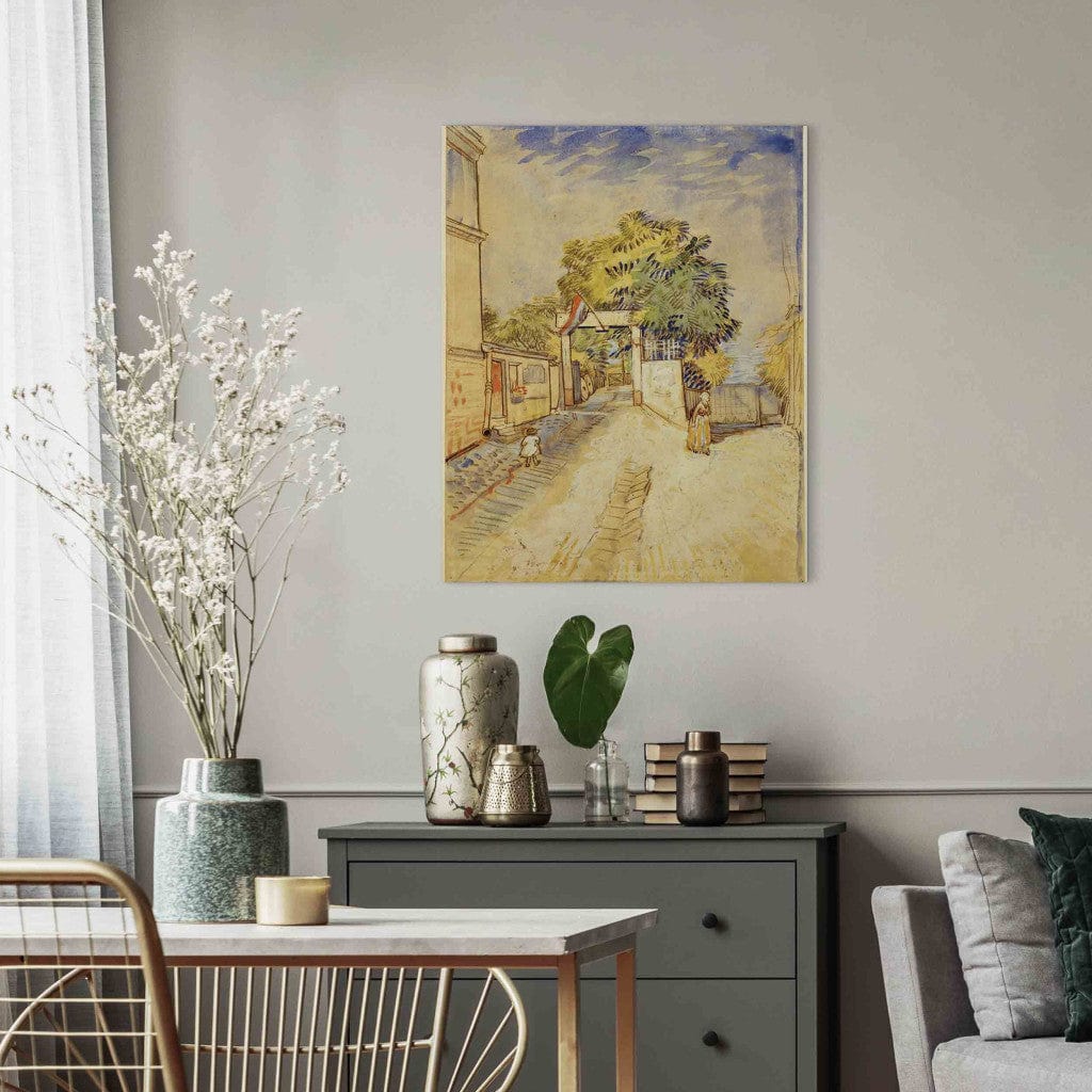 Gleznas reprodukcija /Vinsents van Gogs/ - Ieeja Moulin de la Galette muzejā G ART