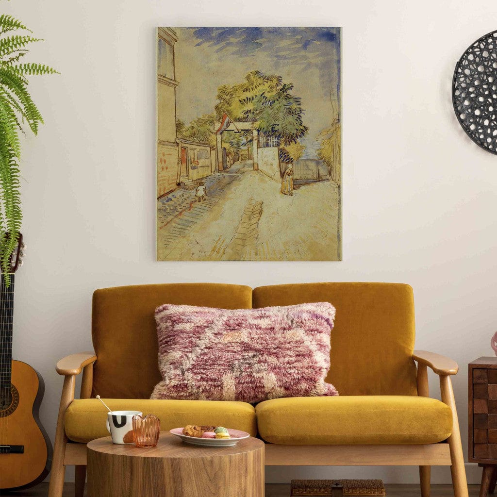 Gleznas reprodukcija /Vinsents van Gogs/ - Ieeja Moulin de la Galette muzejā G ART
