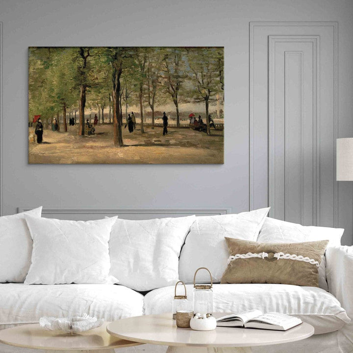 Gleznas reprodukcija /Vinsents van Gogs/ - Ielija Luksemburgas dārzā /Jardin du Luxembourg/ G ART