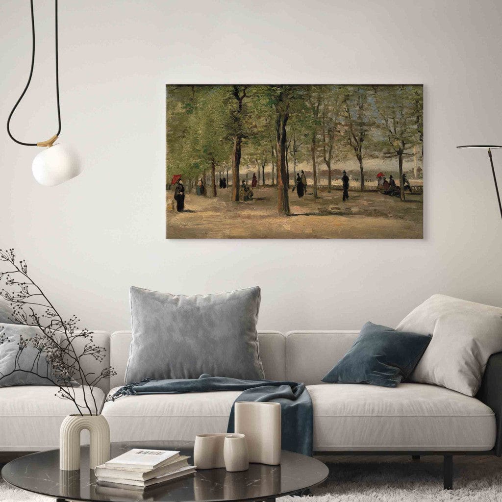 Gleznas reprodukcija /Vinsents van Gogs/ - Ielija Luksemburgas dārzā /Jardin du Luxembourg/ G ART