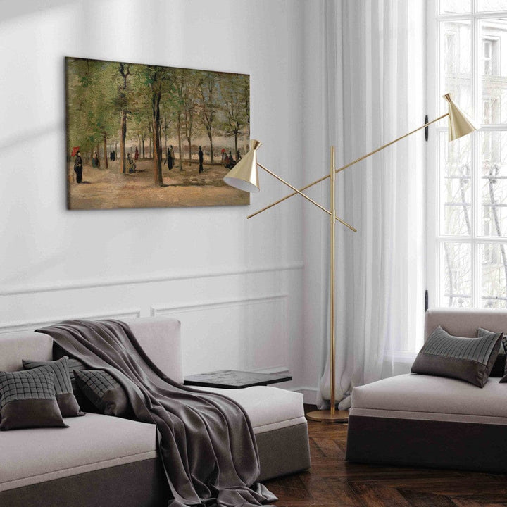 Gleznas reprodukcija /Vinsents van Gogs/ - Ielija Luksemburgas dārzā /Jardin du Luxembourg/ G ART