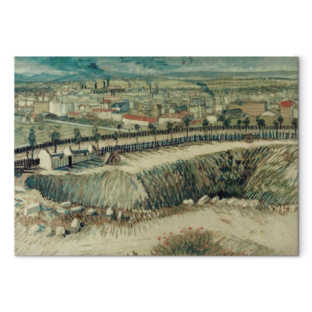 Gleznas reprodukcija /Vinsents van Gogs/ - Industriālā ainava Parīzes nomalē netālu no Monmartra G ART