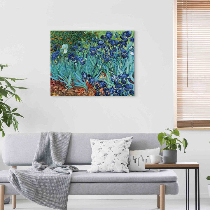 Gleznas reprodukcija /Vinsents van Gogs/ - Īrisi - Sen Remī G ART