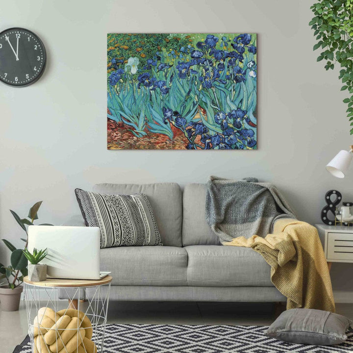 Gleznas reprodukcija /Vinsents van Gogs/ - Īrisi - Sen Remī G ART