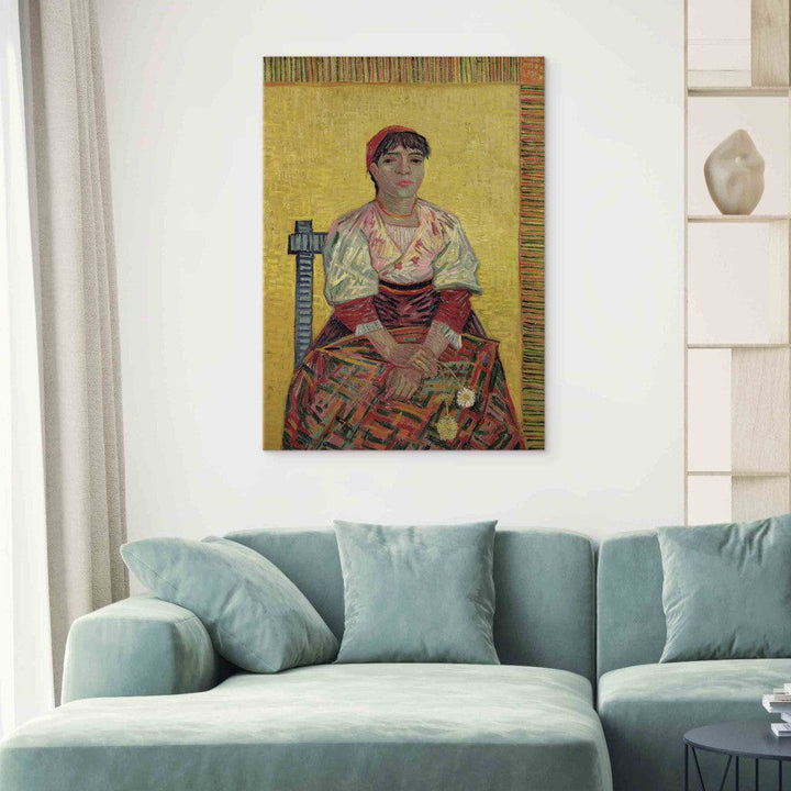 Gleznas reprodukcija /Vinsents van Gogs/ - Itāļu valodā: Agostina Segatori G ART