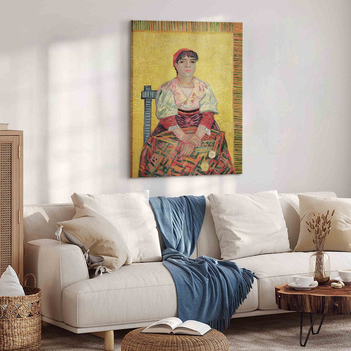 Gleznas reprodukcija /Vinsents van Gogs/ - Itāļu valodā: Agostina Segatori G ART