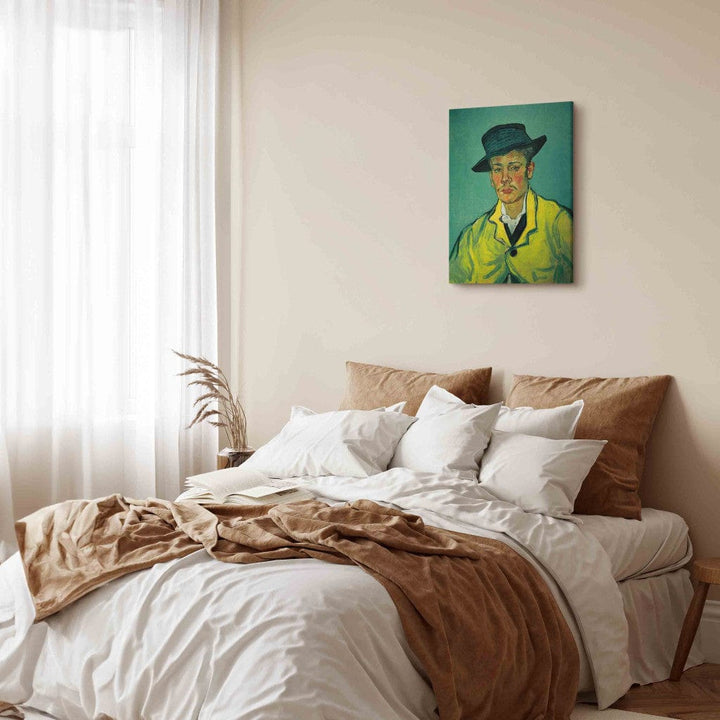Gleznas reprodukcija /Vinsents van Gogs/ - Jauna vīrieša portrets /Armāns Ruēns/ G ART