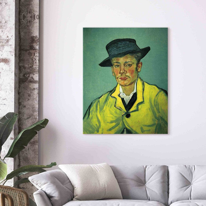 Gleznas reprodukcija /Vinsents van Gogs/ - Jauna vīrieša portrets /Armāns Ruēns/ G ART