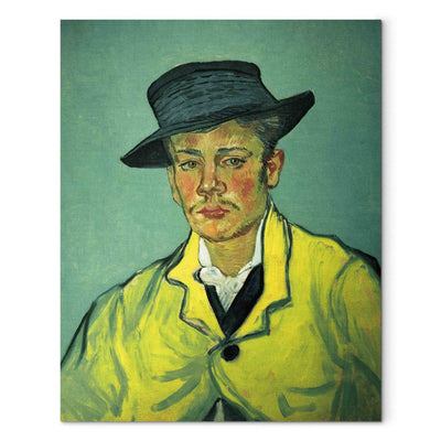 Maalauksen lisääntyminen (Vincent Van Gogh) - Nuoren miehen (Arman Ruen) g -taiteen muotokuva