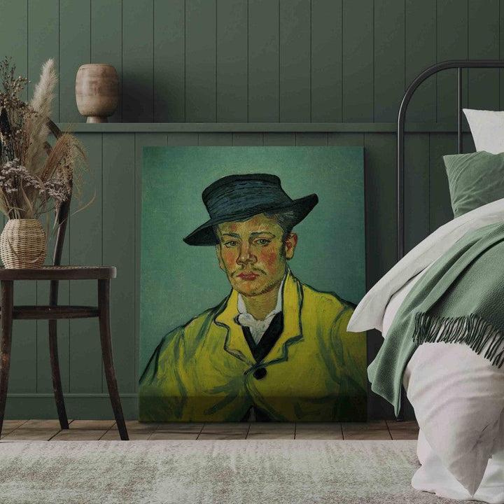Gleznas reprodukcija /Vinsents van Gogs/ - Jauna vīrieša portrets /Armāns Ruēns/ G ART