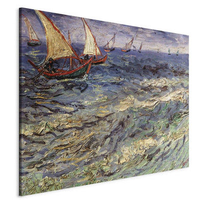 Reproduction of painting (Vincent van Gogh) - Sea Landscape G Art