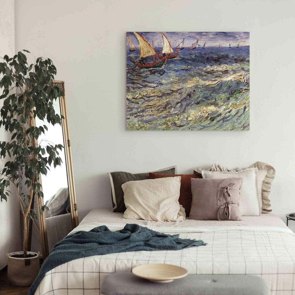 Gleznas reprodukcija /Vinsents van Gogs/ - Jūras ainava G ART