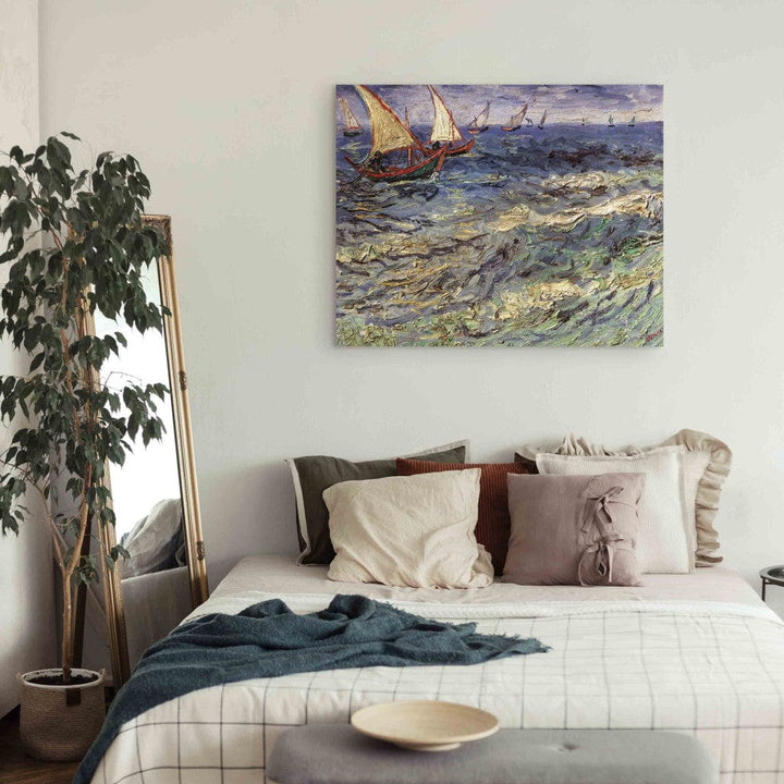 Gleznas reprodukcija /Vinsents van Gogs/ - Jūras ainava G ART