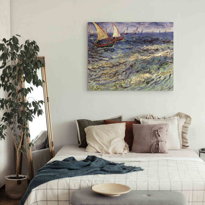 Gleznas reprodukcija (Vinsents van Gogs) - Jūras ainava G ART