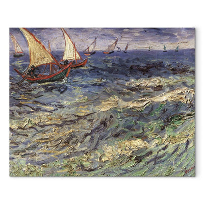 Reproduction of painting (Vincent van Gogh) - Sea Landscape G Art