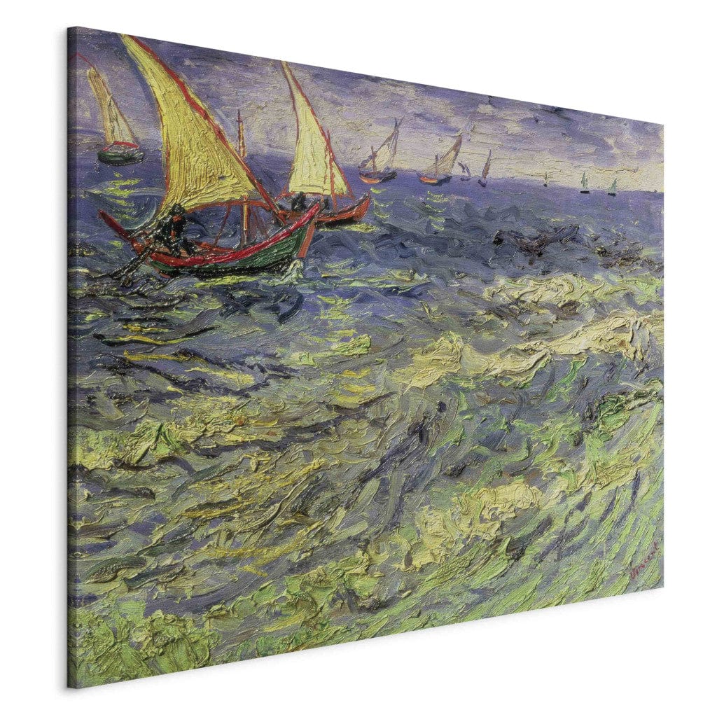 Gleznas reprodukcija /Vinsents van Gogs/ - Jūras ainava Senē-Marī /Vidusjūras skats/ G ART