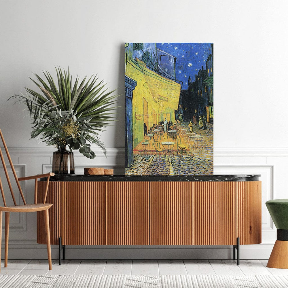 Gleznas reprodukcija /Vinsents van Gogs/ - Kafejnīcas terase naktī G ART