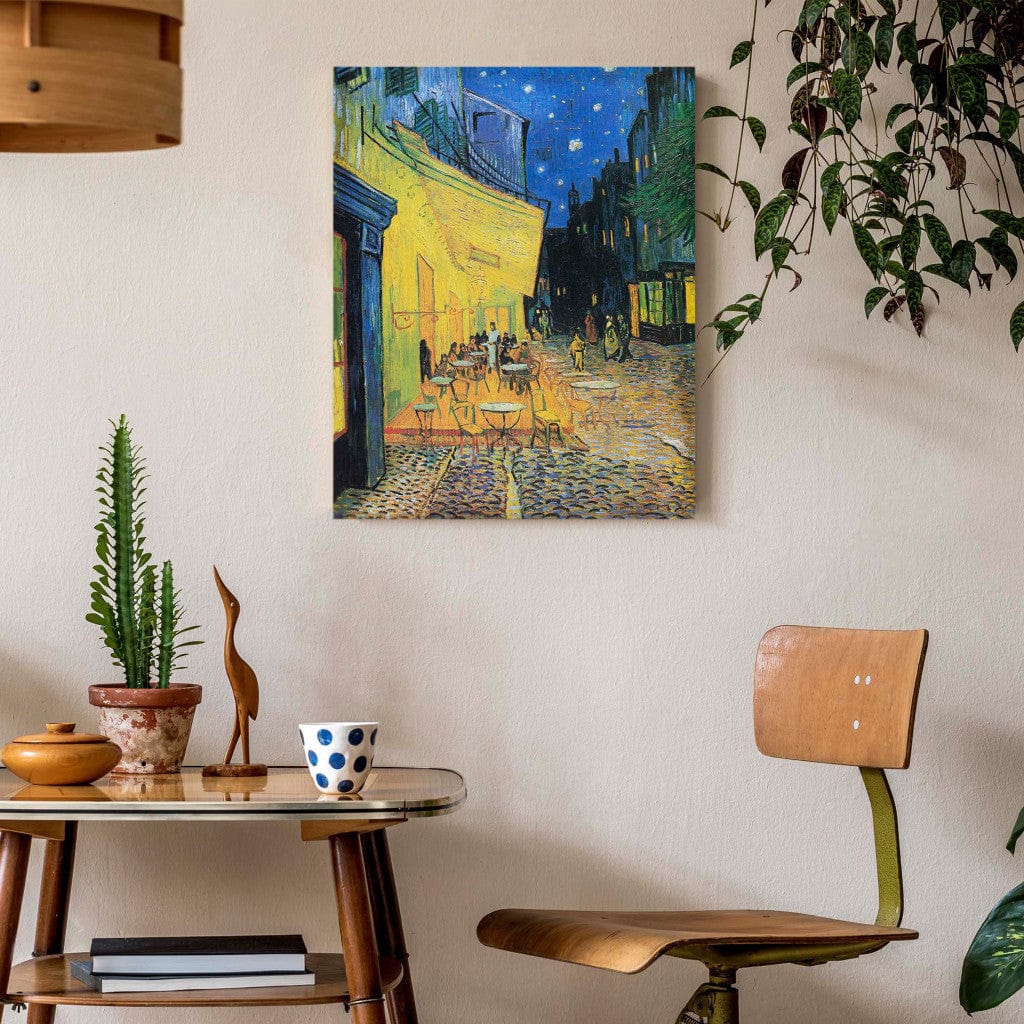 Gleznas reprodukcija /Vinsents van Gogs/ - Kafejnīcas terase naktī G ART