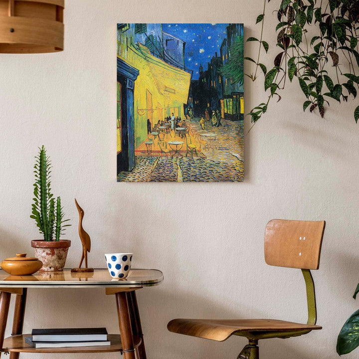 Gleznas reprodukcija /Vinsents van Gogs/ - Kafejnīcas terase naktī G ART