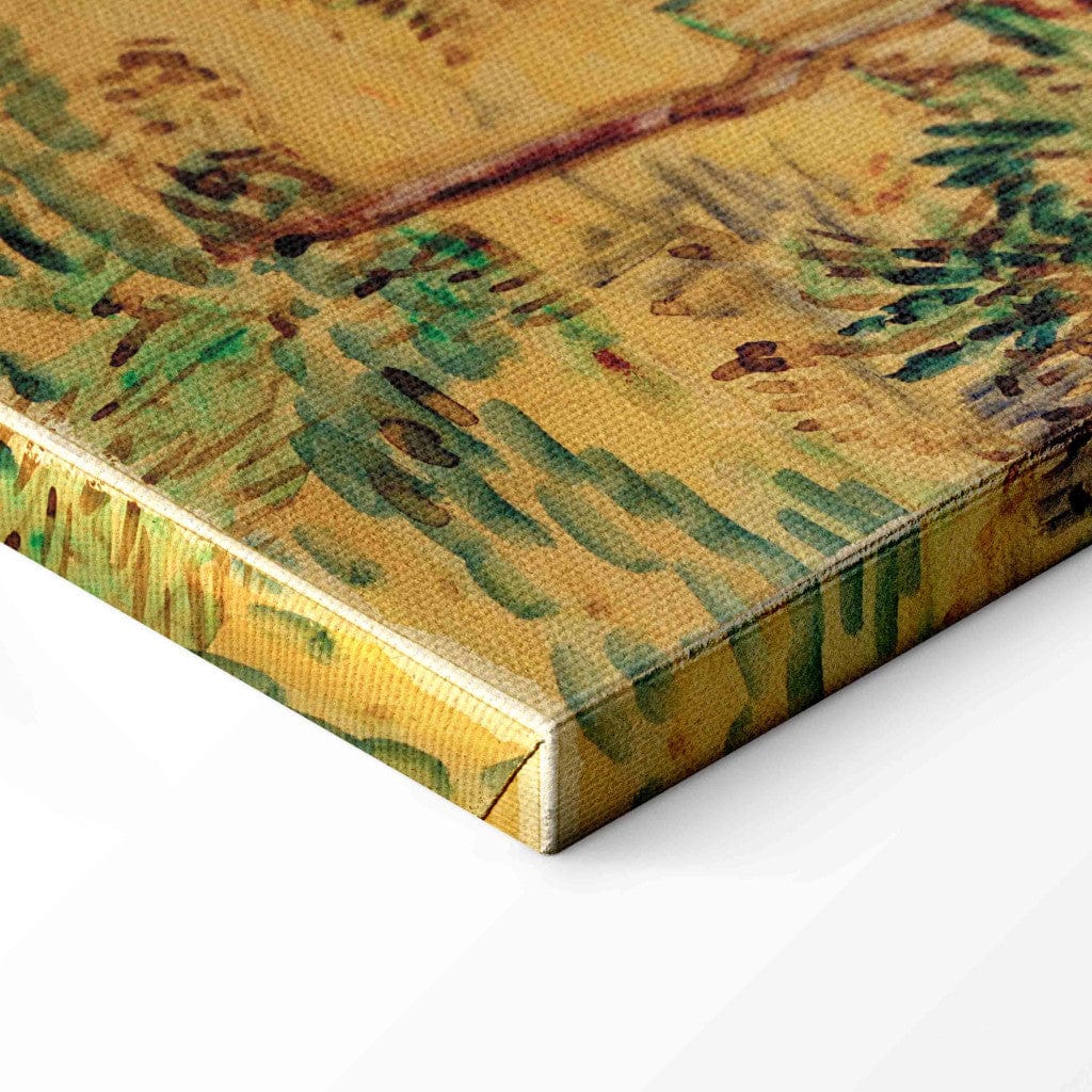 Gleznas reprodukcija /Vinsents van Gogs/ - Kāpnes pansionāta dārzā G ART