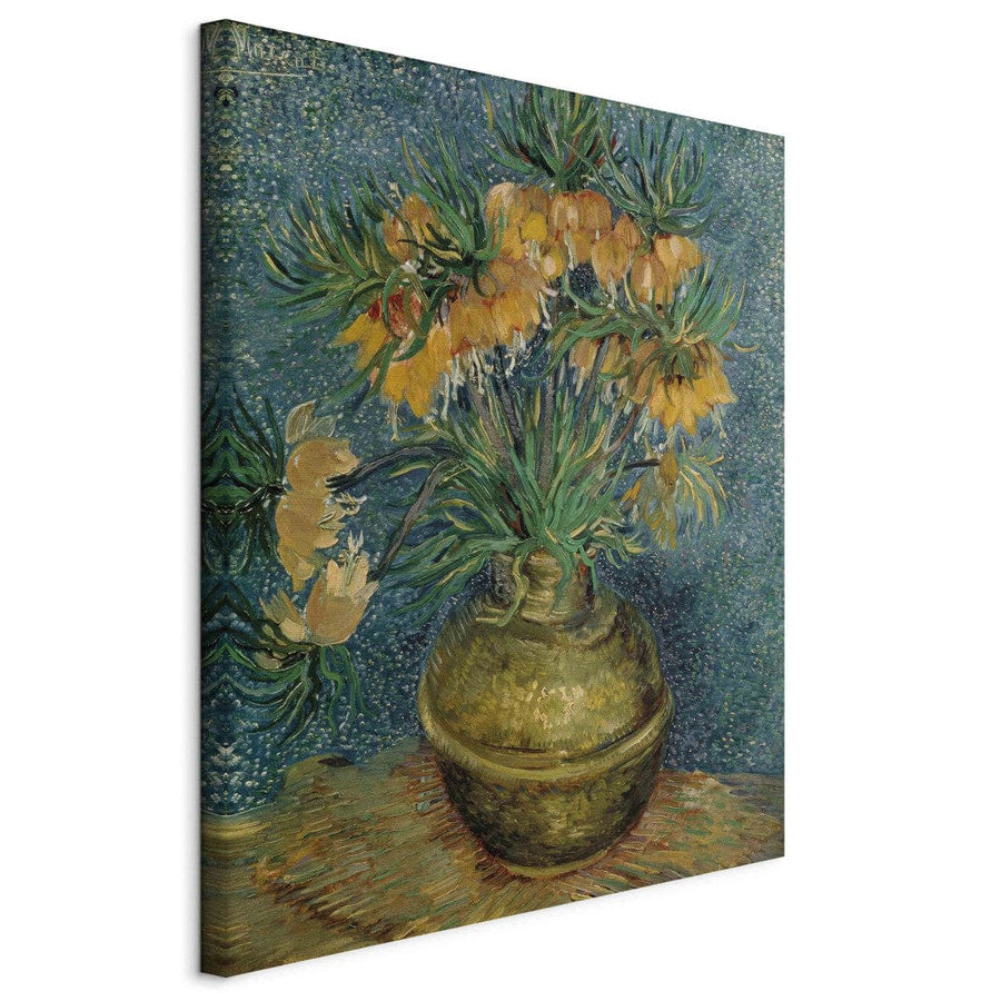 Gleznas reprodukcija /Vinsents van Gogs/ - Ķeizariskās fritilārijas vara vāzē G ART